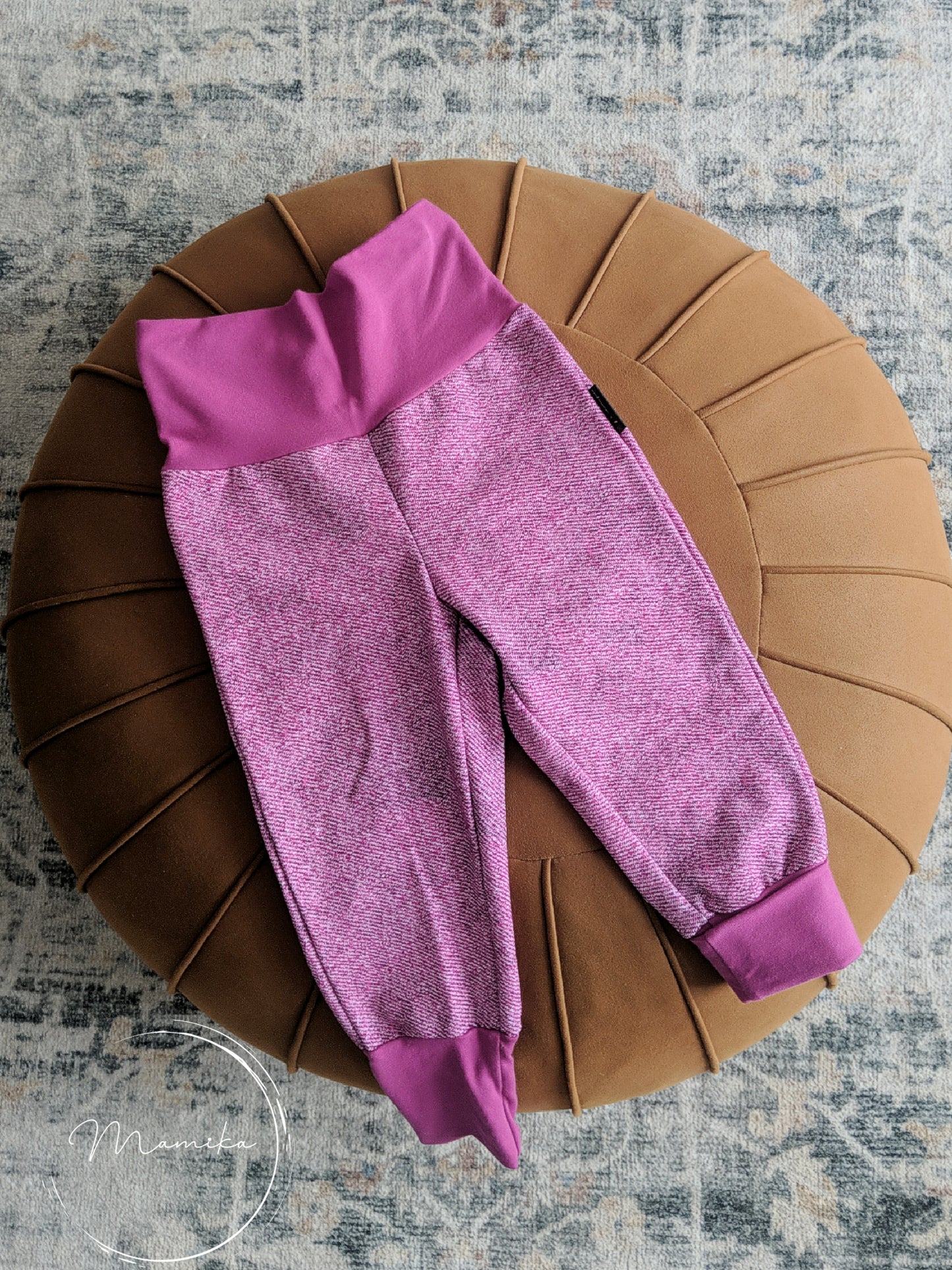 Jogger Rose Effet Jeans