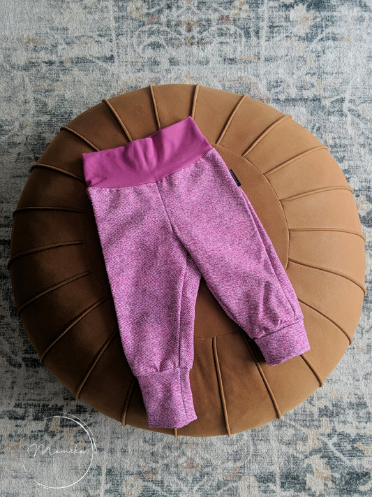 Jogger Rose Effet Jeans