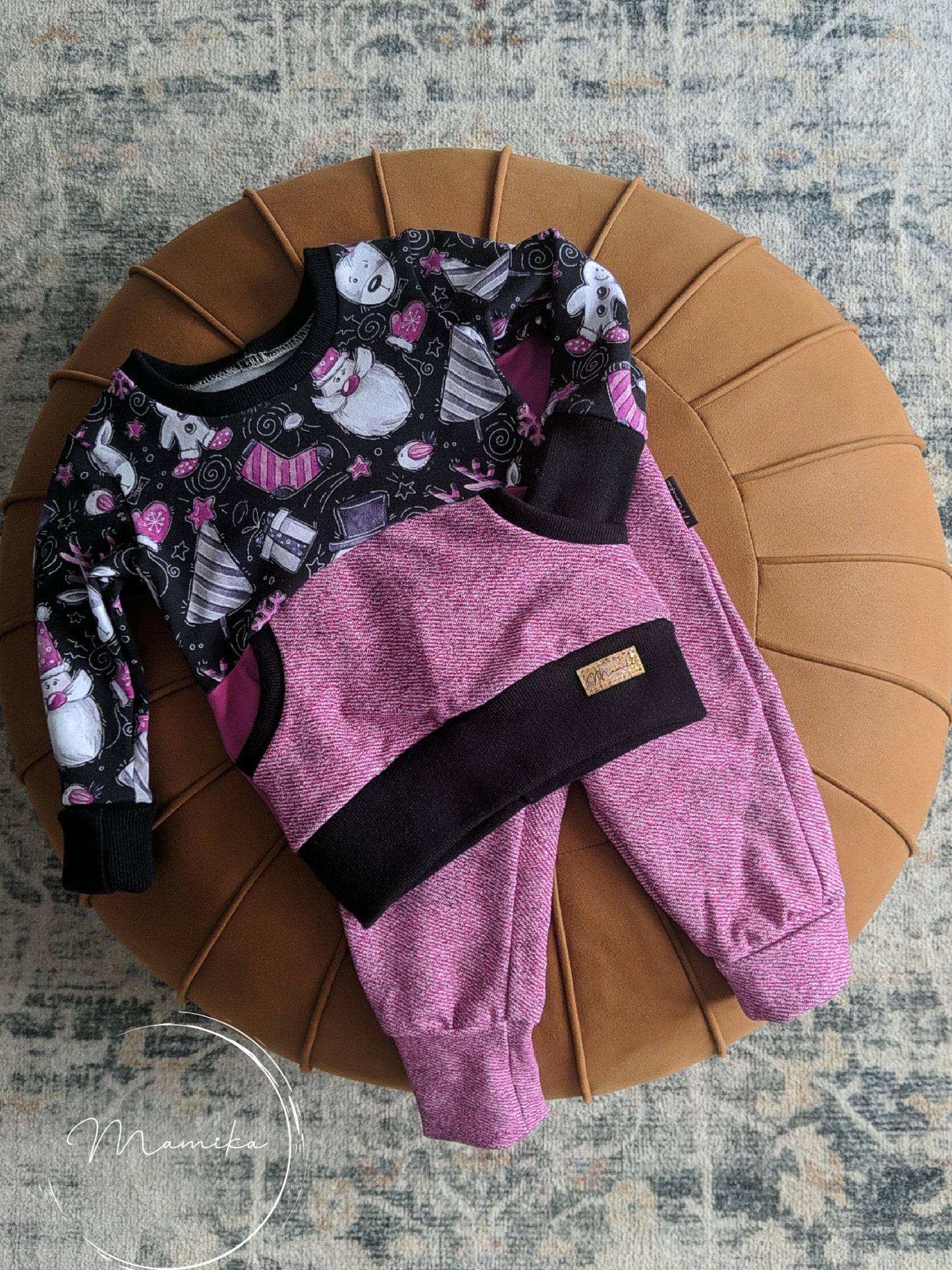 Jogger Rose Effet Jeans