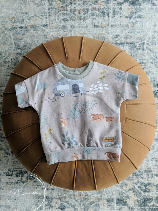 Tshirt Camping Sauvage