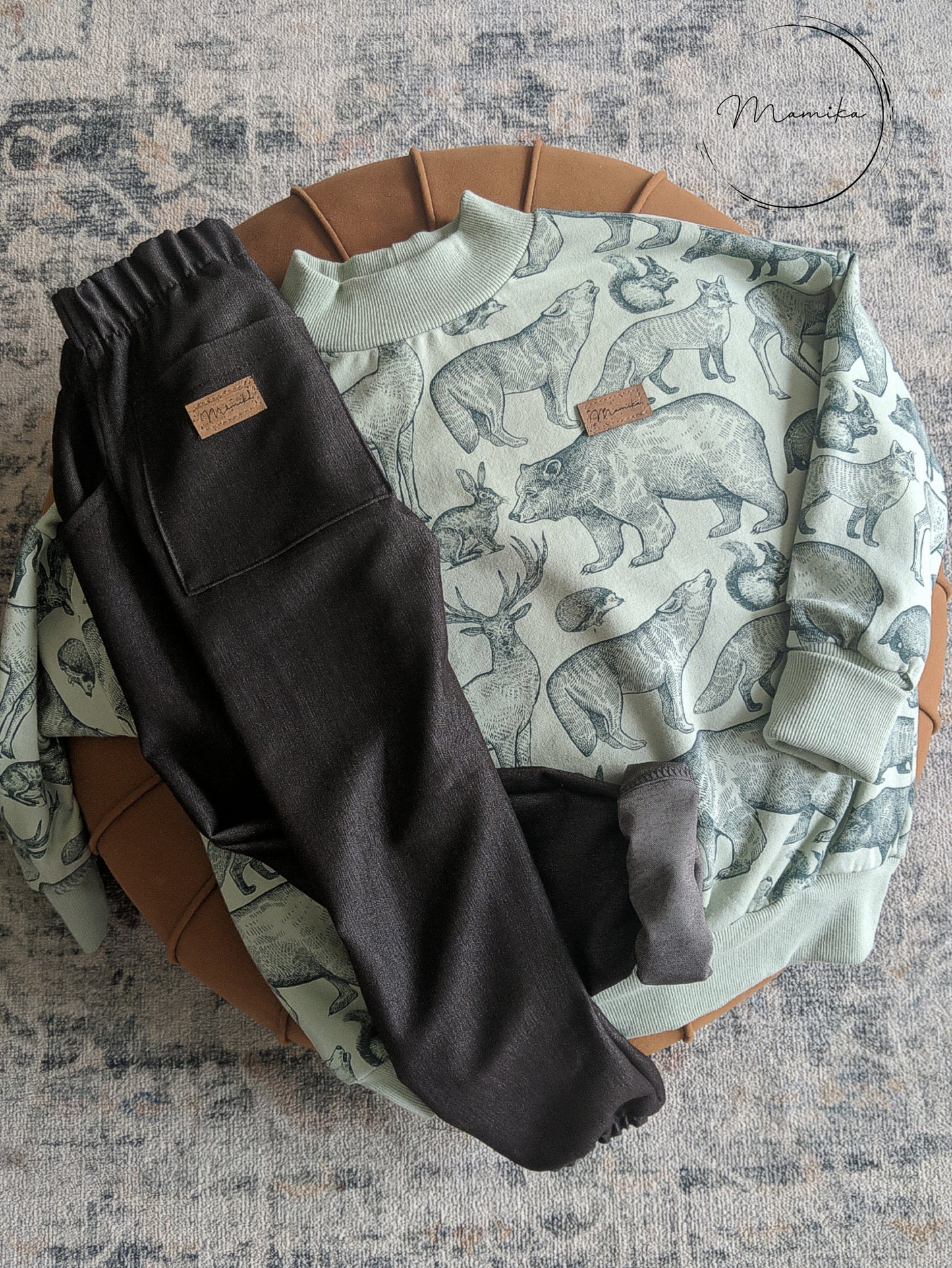 *Précommande* Pantalon Effet Jeans Brun